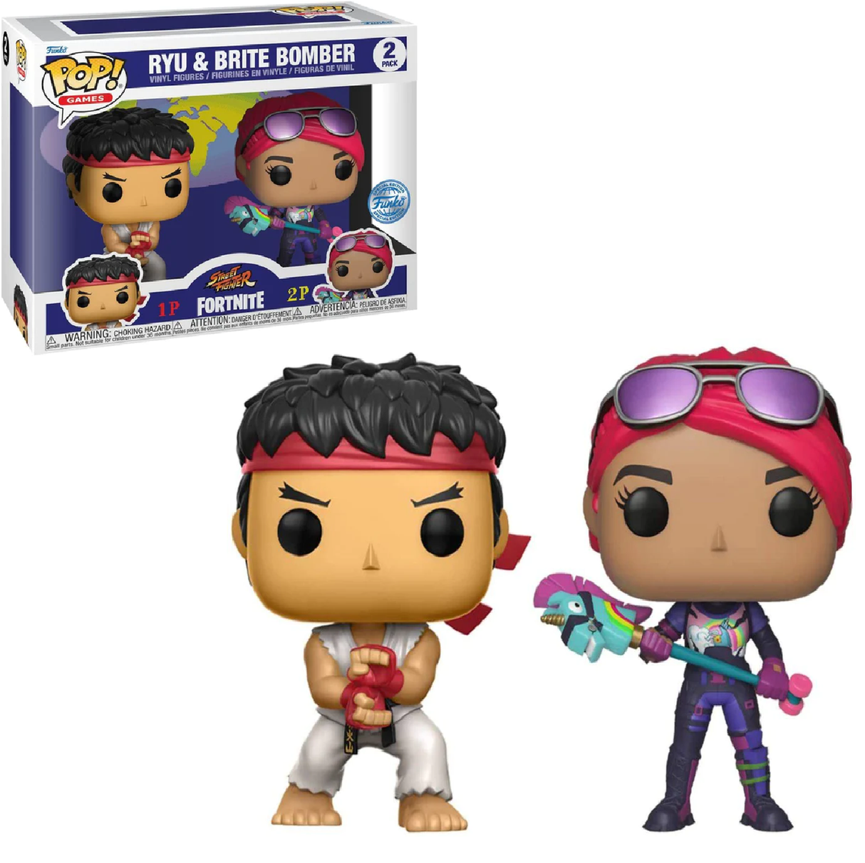 FUNKO POP 2 PACK: FORTNITE- RYU & BRITE BOMBER