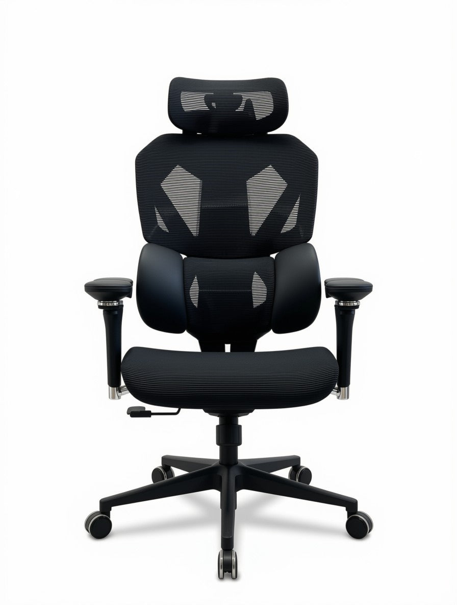 Sades Phoenix SA-AD10-B Adjustable Mesh Gaming Chair with 6D Armrest - Black