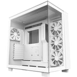كيس الألعاب NZXT H9 Elite Edition – ميد تاور – أبيض