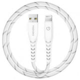 ENERGEA NYLOFLEX CABLE, CHARGE AND SYNC TOUGH LIGHTNING C89 MFI 1.5M – WHITE