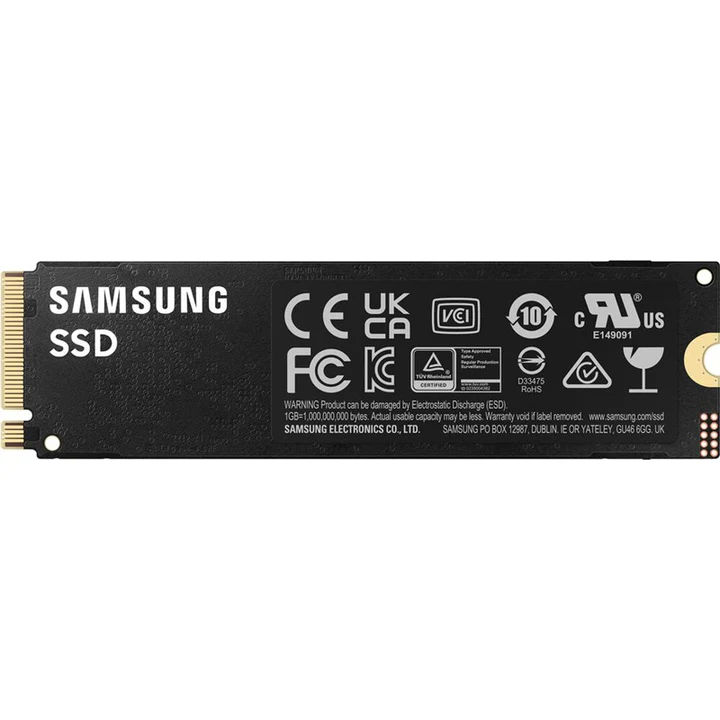 سامسونج 990 PRO PCIe 4.0 NVMe M.2 4TB SSD – سرعة قراءة/كتابة حتى 7450/6900 ميجابايت بالثانية