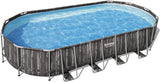 BESTWAY 7.32M X 3.66M X 1.22M OVAL POOL SET (Contents:One Pool, Filter Pump(220-240V), Ladder,Cover, ChemConnect Dispenser, Compatible with Cartridge 58095(IV)220-240V)  5611T (Installation Not Included)