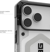 UAG iPhone 17 Pro Pathfinder Clear Magsafe Case - Ice/Silver