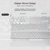 Redragon K649 ELF PRO 78% 3-Mode RGB Mechanical Keyboard - Transparent