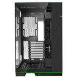 كيس LIAN LI O11D EVO RGB E-ATX متوسط الحجم لتجميعات الألعاب – أسود (بدون مراوح)