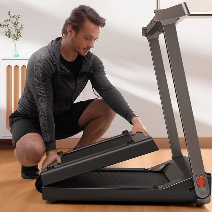 King Smith TRG1F Walking Pad Foldable Treadmill G1 with Free Sia Sound Speaker, Jump Rope & Havit Sports Earphone & Smart Watch