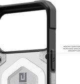 UAG iPhone 17 Pro Max Pathfinder Clear Magsafe Case - Ice/Silver