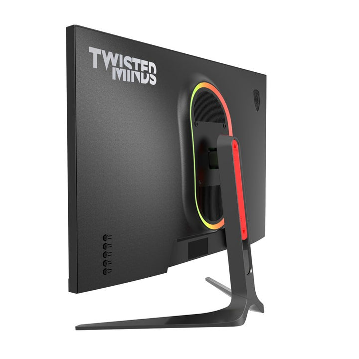 تويستيد مايندز شاشة ألعاب مسطحة TM27QHD180IPS بتقنية IPS مقاس 27 بوصة، بدقة QHD (2560*1440)، ومعدل تحديث 180 هرتز، وزمن استجابة 0.5 مللي ثانية، ومنفذ HDMI 2.1 - أسود