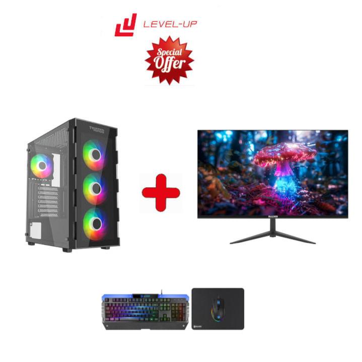 Bundle PC Intel Core i5-11400F,  RTX 4060, 16GB RAM, With Sades 22", FHD,HDMI 2.1,IPS,120Hz,1MS,Flat Gaming Monitor & Sades Battle Ram