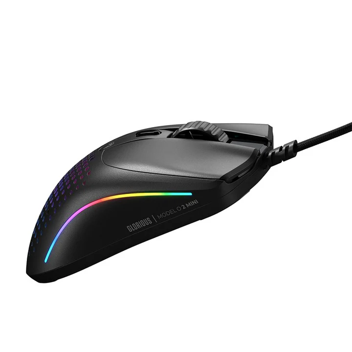 Glorious Model O 2 Mini Ultralight Ambidextrous RGB Gaming Mouse 49G - Black