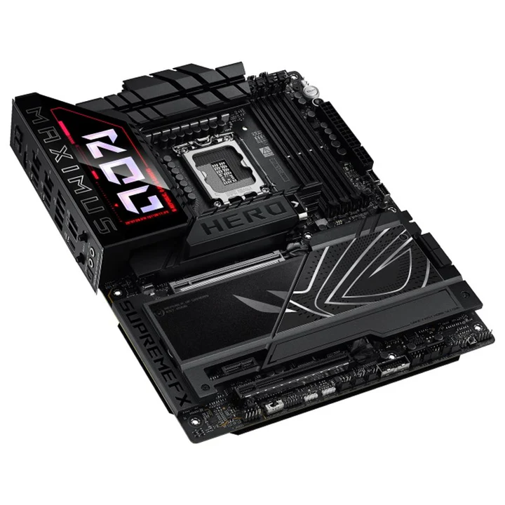 اللوحة الأم Asus ROG Maximus Z890 Hero WiFi 7، DDR5، بتصميم ATX للألعاب