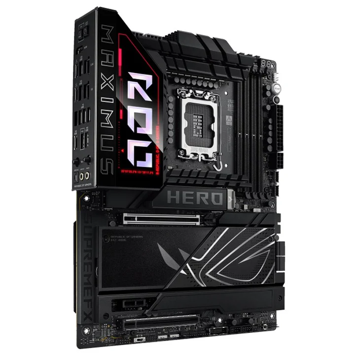 اللوحة الأم Asus ROG Maximus Z890 Hero WiFi 7، DDR5، بتصميم ATX للألعاب