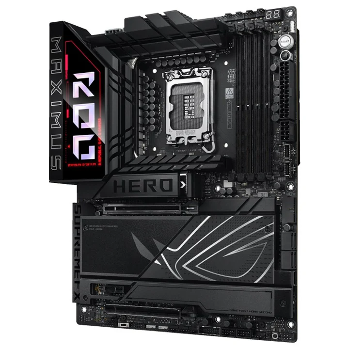 اللوحة الأم Asus ROG Maximus Z890 Hero WiFi 7، DDR5، بتصميم ATX للألعاب