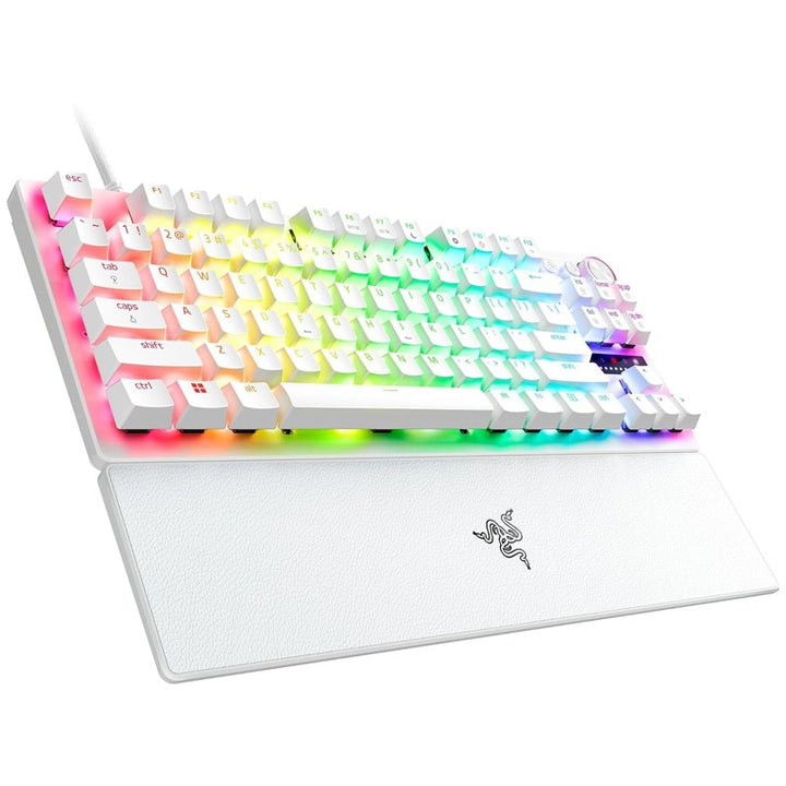 Razer Huntsman V3 Pro Tenkeyless 8KHz Analog Optical Esports Gaming Keyboard - White Edition  RZ03-04981700-R3M1