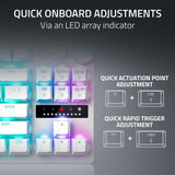 Razer Huntsman V3 Pro Tenkeyless 8KHz Analog Optical Esports Gaming Keyboard - White Edition  RZ03-04981700-R3M1