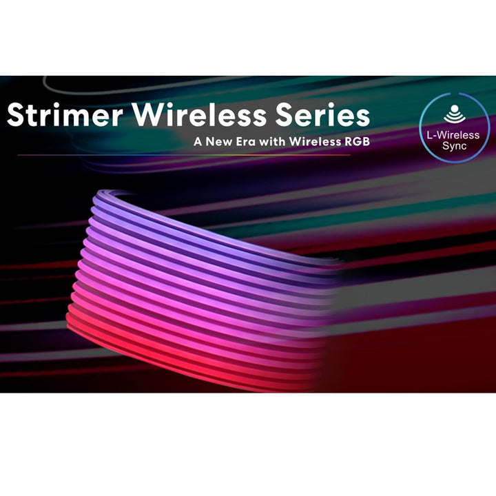 Lian Li Strimer Wireless GPU 2x8-Pin Addressable RGB Extension Cable ...