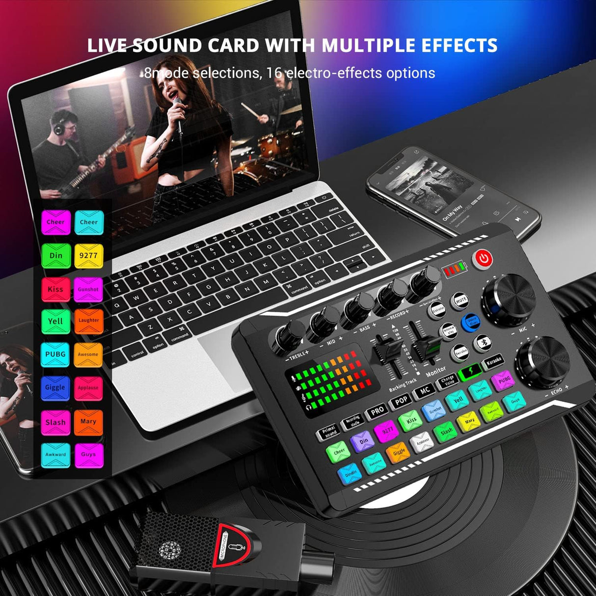 Sound Card Audio Mixer F998