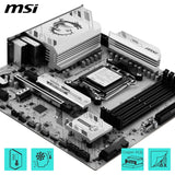 MSI B850M Gaming Plus WiFi 6E, AI mATX AM5 Motherboard