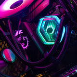 G-Pro, CPU Liquid Fan, GPRO L240 CPU Cooler, Black