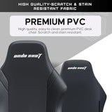 Andaseat LUNA Series Large Gaming Chair - Black