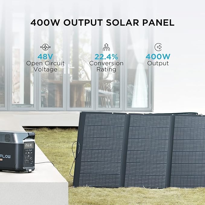EcoFlow 400W Portable Solar Panel