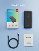 RAVPower RP-PB1216 PD Pioneer 20000mAh 15W 4 Ports Power Bank Black Global Version black