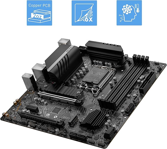 اللوحة الأم MSI PRO B660M-A DDR4 LGA 1700 MATX