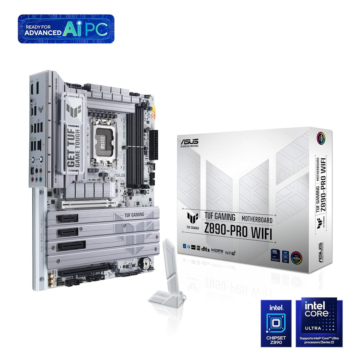 اللوحة الأم ASUS TUF GAMING Z890-PRO WIFI – أداء ثابت وبنية قوية