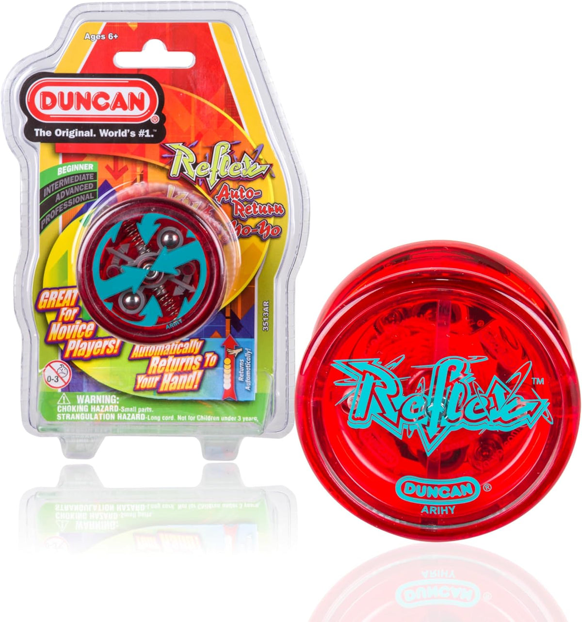 DUNCAN REFLEX AUTO RETURN YO-YO (Assorted Color) - 3513AR Selling Per Piece