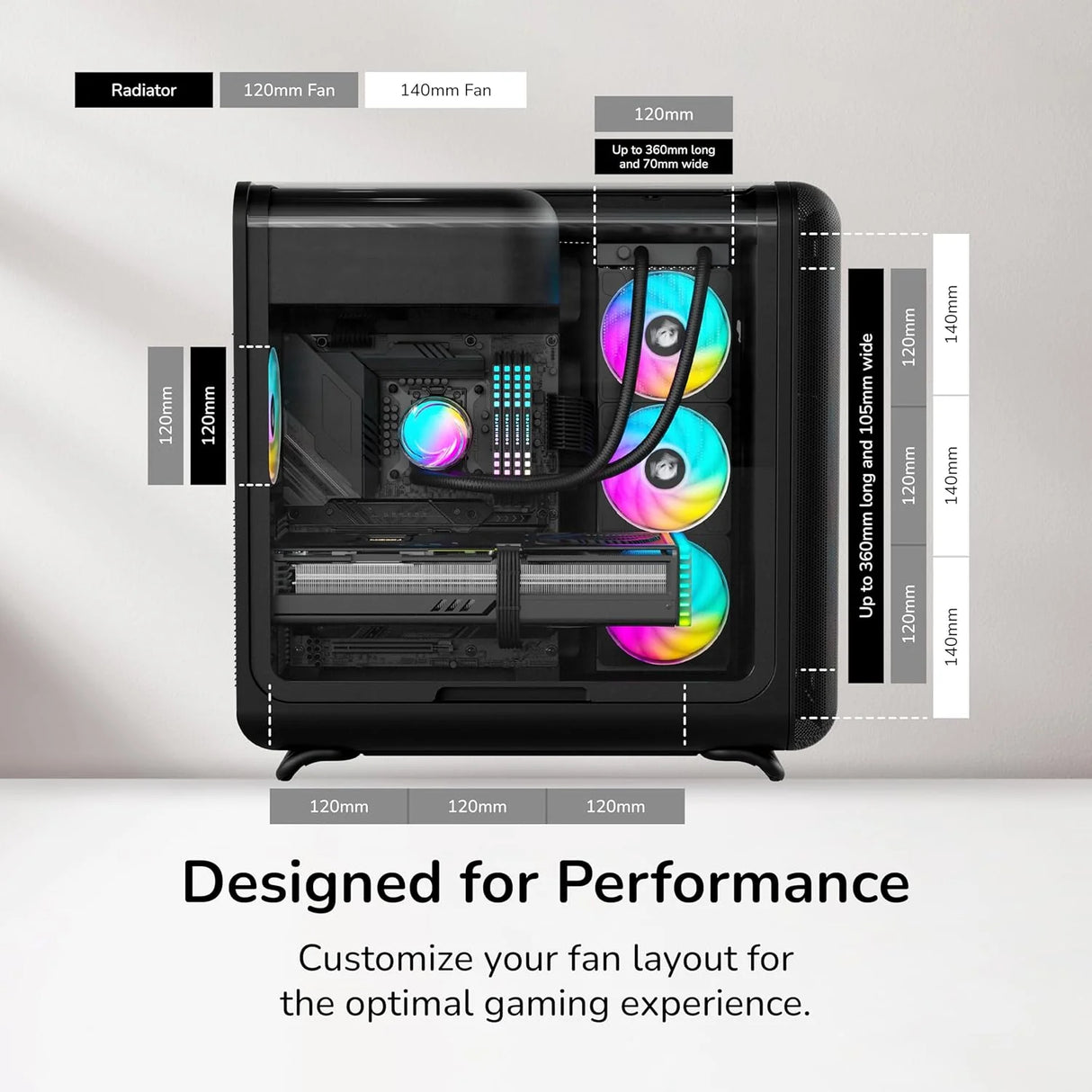 Custom Gaming PC Intel Core Ultra 7 265K, RTX 5070 12GB, 16GB RAM DDR5 6400MHz, 1TB SSD, Windows 11 Pro
