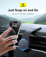 Baseus PrimeTrip C02 Air Magnetic Car Mount - Cluster Black