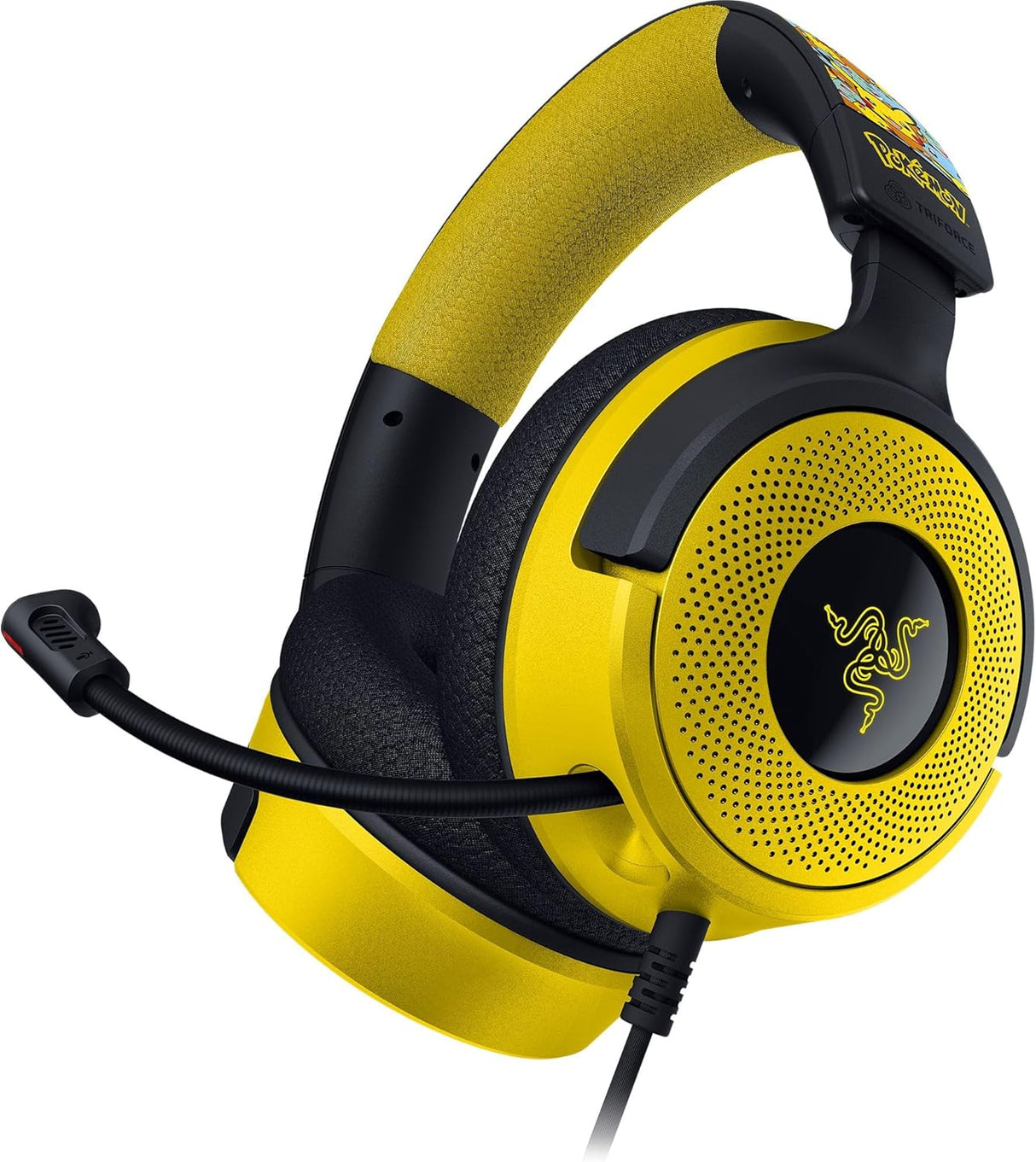 Razer Kraken V4 X Wired Gaming Headset with Chroma RGB Lighting & Type C & Type A Cable - Pokémon Kanto Starters Edition RZ04-05180300-R3M1
