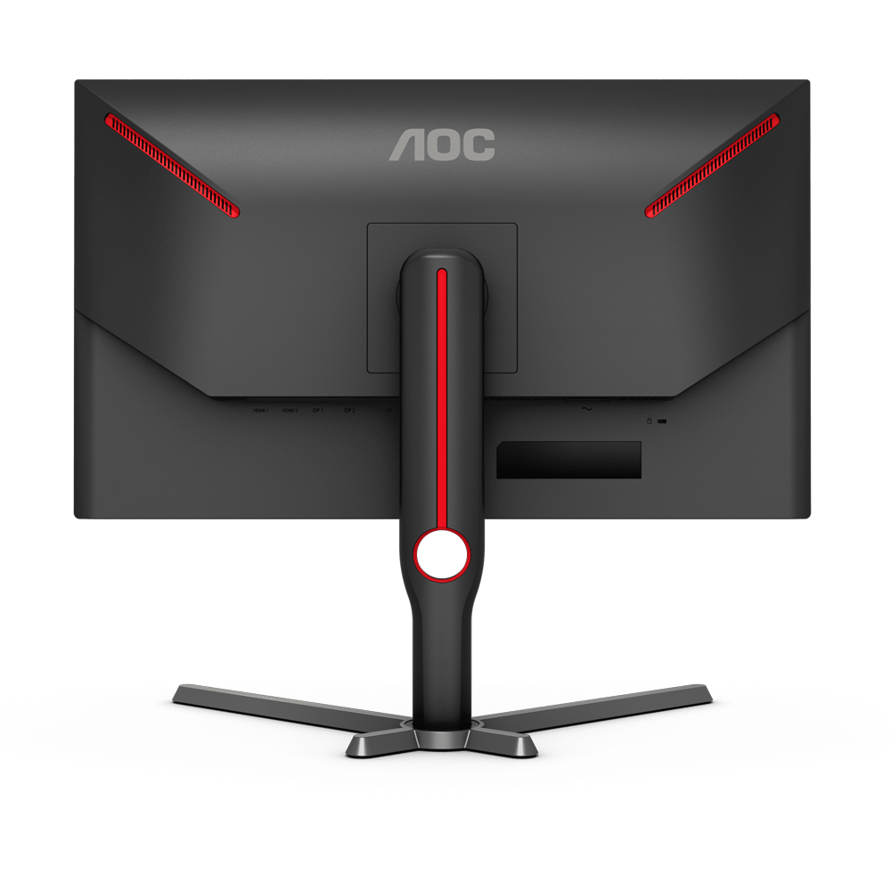 AOC شاشة ألعاب مسطحة بتقنية IPS من طراز U27G3X، مقاس 27 بوصة، بدقة UHD (3840 × 2160)، ومعدل تحديث 160 هرتز، وزمن استجابة 1 مللي ثانية، ومنفذ HDMI 2.1 - أسود