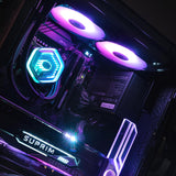 G-Pro, CPU Liquid Fan, GPRO L240 CPU Cooler, Black