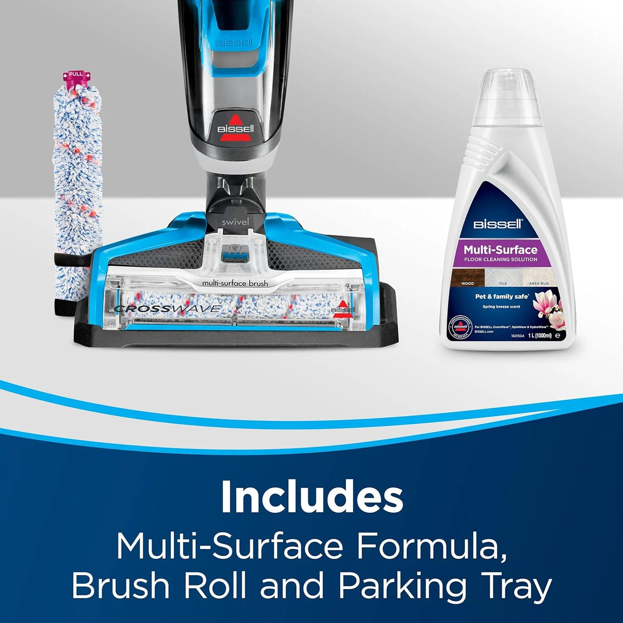 BISSELL-1713 CROSSWAVE - 3IN1 Multi-Surface Floor Cleaner