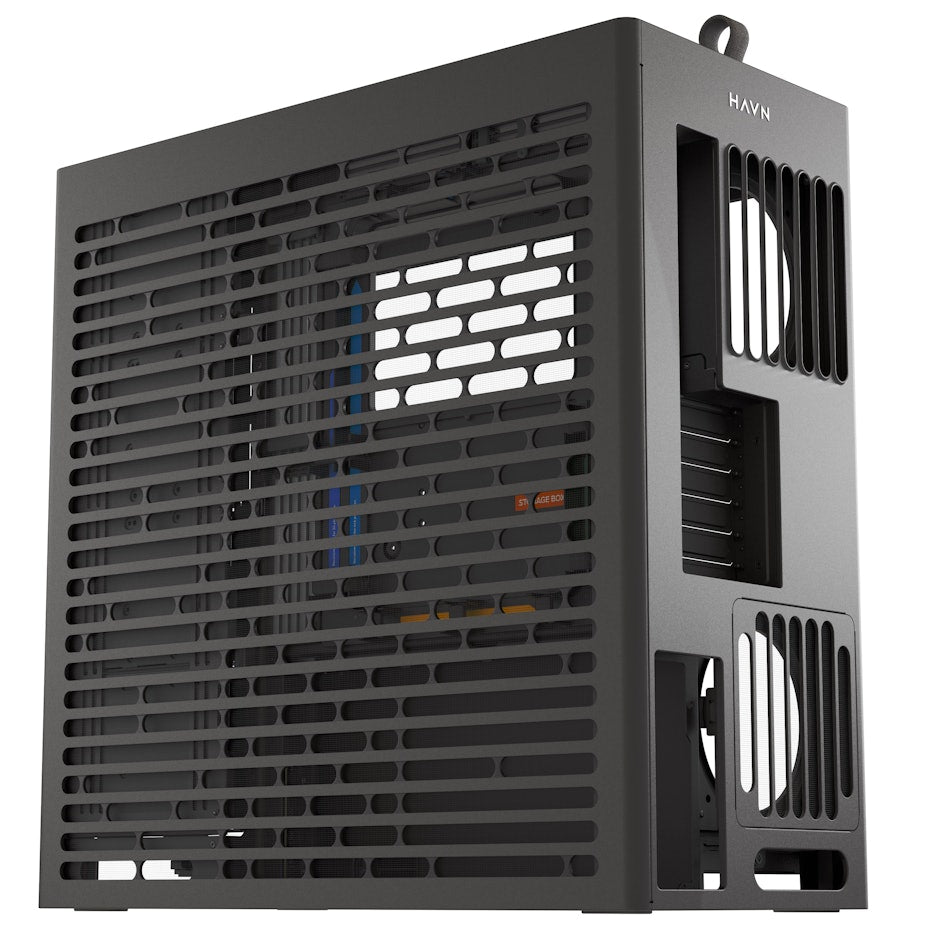 HAVN HS 420 BASE EDITION Mid Tower Gaming Case - Black