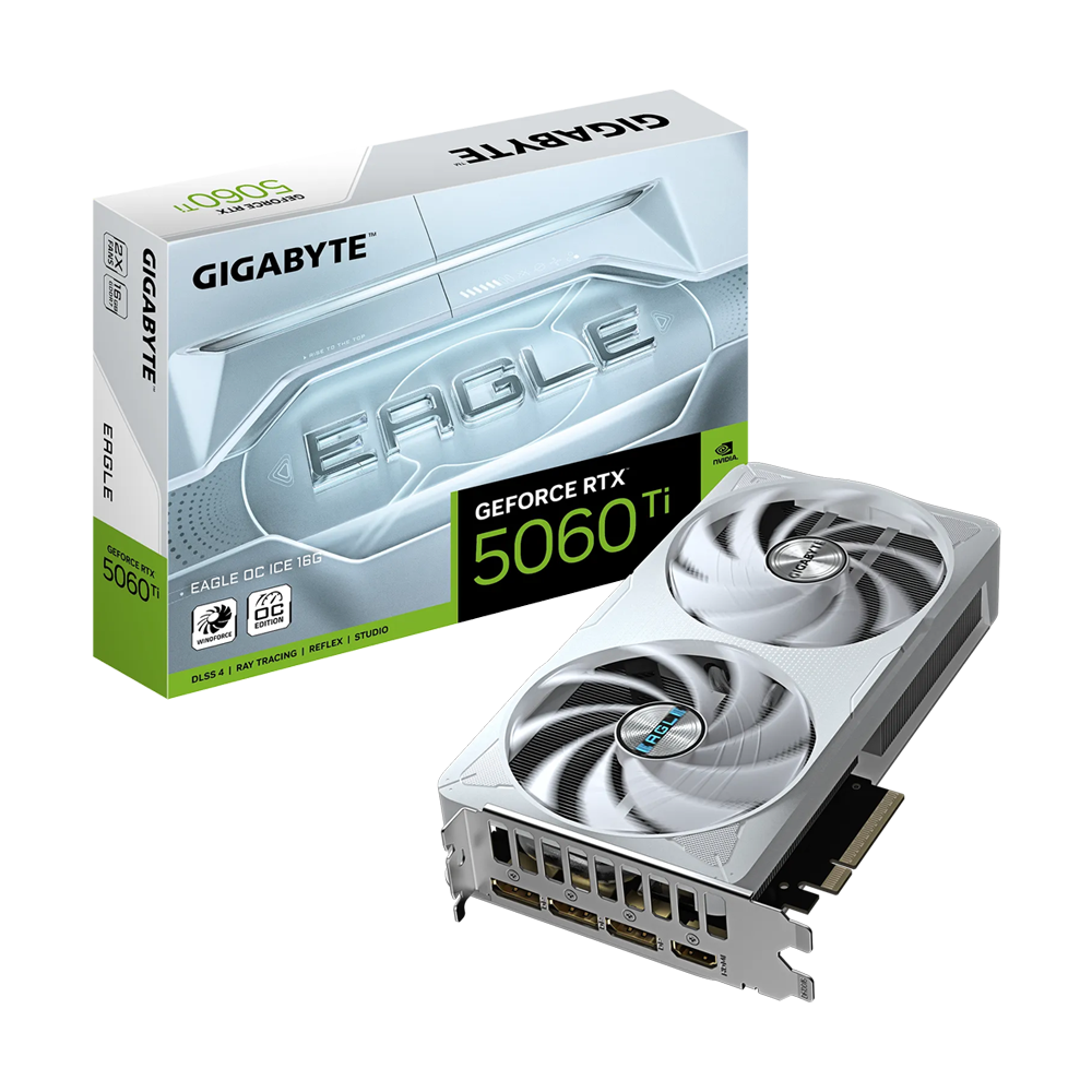 Gigabyte GeForce RTX 5060 Ti EAGLE OC ICE 16G GDDR7 - White
