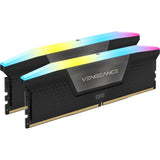 Corsair VENGEANCE RGB 32GB (2x16GB) DDR5 DRAM 7200MT/s CL34 Memory Kit - Black