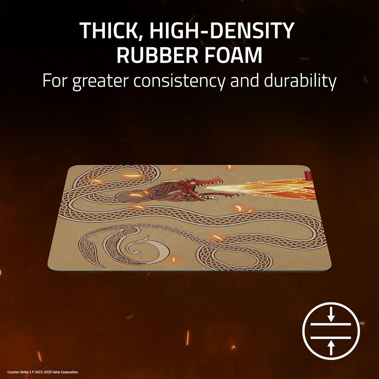 Razer Gigantus V2 Soft Gaming Mouse Mat Counter Strike 2 Edition - Large  RZ02-03333300-R3M1