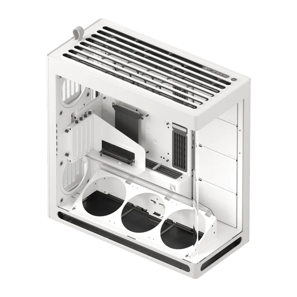 HAVN HS 420 VGPU Edition ATX Mid Tower Case - White