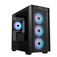PC Case Asus A21 Plus Tempered Glass- Black Case