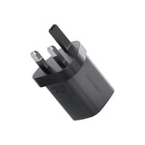 Energea AMPCHARGE MINI 45, PD/PPS/QC3.0 GAN WALL CHARGER, 45W (UK) - GUNMETAL (EOL)