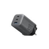 شاحن حائط Energea AMPCHARGE MINI 100، 2C1A PD/PPS/QC3.0 GAN، بقوة 100 واط (المملكة المتحدة) - لون رمادي معدني