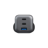 شاحن حائط Energea AMPCHARGE MINI 100، 2C1A PD/PPS/QC3.0 GAN، بقوة 100 واط (المملكة المتحدة) - لون رمادي معدني