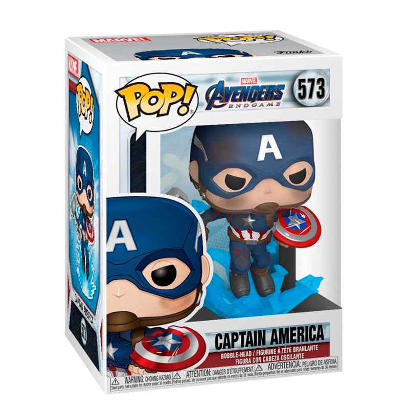 Pop! Marvel: Avengers Endgame - Capt A w/ Broken Shield - 9 cm