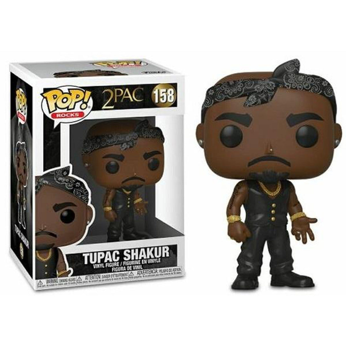 Pop! Rocks: Tupac - Vest w/ Bandana