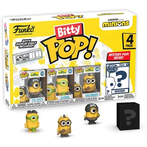 Bitty Pop! Animation: Minions - Young Gru 4pk