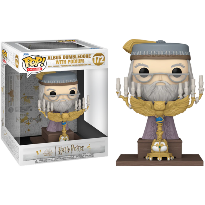 Pop Deluxe! Movies: Harry Potter: The Prisoner of Azkaban - Dumbledore with Podium