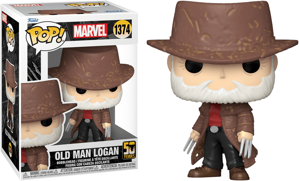 Pop! Marvel: Wolverine 50th - Ultimate Old Man Loga