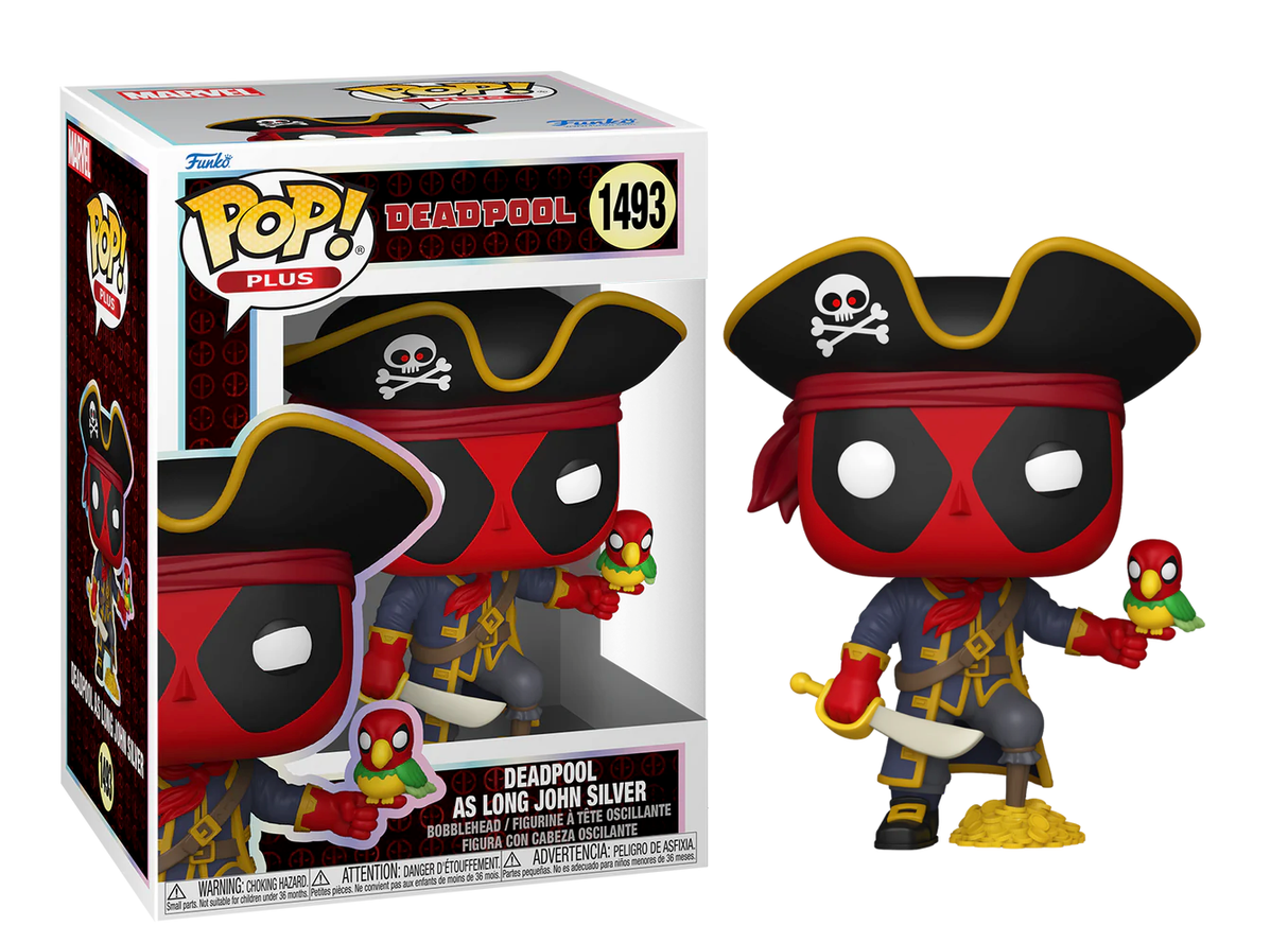 Pop Plus! Marvel: Deadpool as John Long Silver